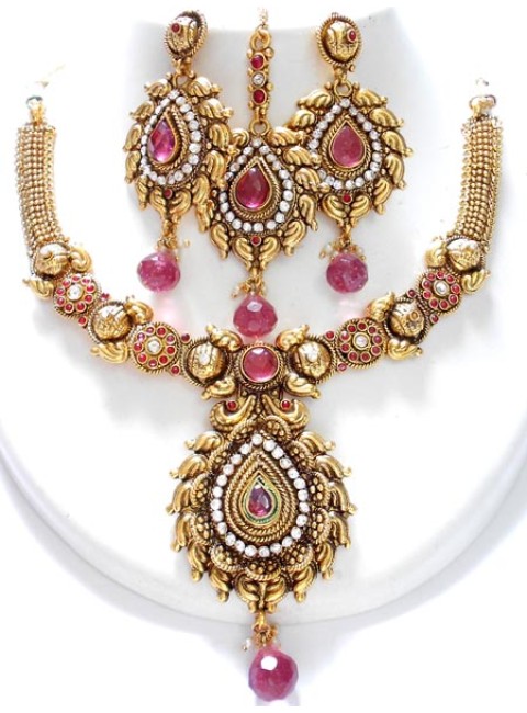 Polki Necklace Set